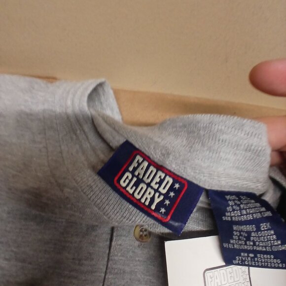 Y2k vintage deadstock faded glory Henley shirt men's xxl - Picture 5 of 11